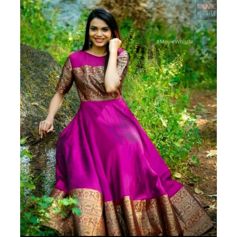 south indian fashion gowns